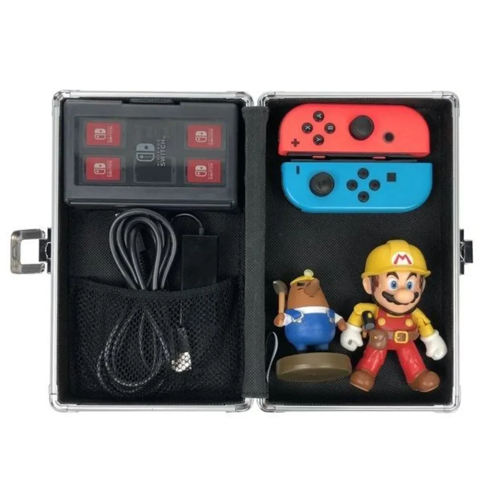 Super Mario Vaultz Pencil Box School Supplies Case Lockable With Keys